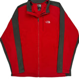 The North Face Fleece Jacket - XL Red Polyester