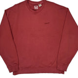 Levis Sweatshirt - Medium Red Cotton