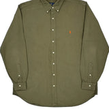 Ralph Lauren Tall Shirt - XL Green Cotton