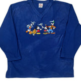 Disney Characters Disney Cartoon Sweatshirt - XL Blue Polyester