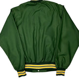 Made In USA West Wind Varsity Jacket - Medium Green Polyester