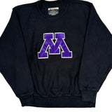 Reverse Weave Champion College Sweatshirt - Medium Black Cotton Blend