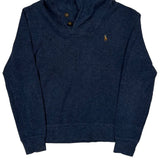 Polo By Ralph Lauren Sweater - Small Blue Cotton
