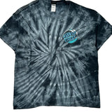 Santa Cruz Tie-Dye T-Shirt - XL Black Cotton