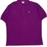 Lacoste Polo Shirt - 2XL Purple Cotton