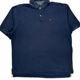 Tommy Hilfiger Polo Shirt - XL Navy Cotton