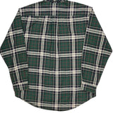 Tommy Hilfiger Checked Shirt - Large Green Cotton