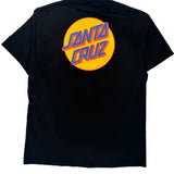 Santa Cruz Graphic T-Shirt - XL Black Cotton