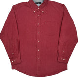 Tommy Hilfiger Checked Shirt - Large Red Cotton