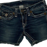 True Religion Denim Shorts - 26W US 0 Blue Denim