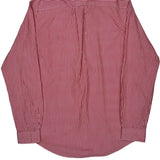 Ralph Lauren Striped Shirt - Medium Red Cotton