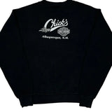 Midnight Rider Harley Davidson Graphic Sweatshirt - Large Black Cotton