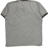 Kappa Polo Shirt - Large Grey Cotton