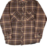 Dickies Checked Flannel Shirt - Medium Multicoloured Cotton