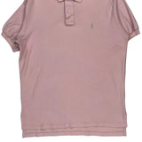 Polo By Ralph Lauren Polo Shirt - Large Pink Cotton