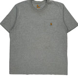 Carhartt T-Shirt - XL Grey Cotton
