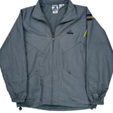 Adidas Windbreaker - Medium Gray Polyester