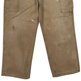 Carhartt Double Knee Carpenter Pants - 30W 28L Brown Cotton
