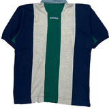 Mickey Mouse Embroidery Mickey Inc Striped Rugby Shirt - Large Multicoloured Cotton