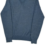 Lacoste Sweater - Medium Blue Virgin Wool
