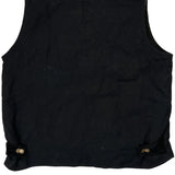 Old Mill Vest - Large Black Cotton