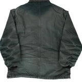 Faded Carhartt Jacket - Large Black Cotton