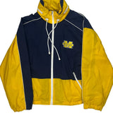 Michigan Logo Athletics College Windbreaker - XL Blue Polyester