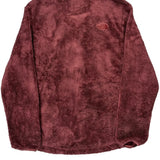 The North Face Fleece Jacket - XL Burgundy Polyester