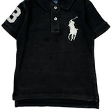 Age 4 Polo By Ralph Lauren Big Pony Polo Shirt - Small Black Cotton