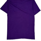 Blank Bvd Single Stitch T-Shirt - Large Purple Cotton