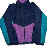 Asics Windbreaker - Large Green Nylon