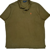 Polo By Ralph Lauren Polo Shirt - 2XL Green Cotton