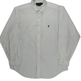 Ralph Lauren Shirt - Large White Cotton