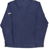 Timberland 1/4 Zip - Large Blue Cotton