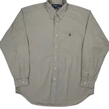 Blake Ralph Lauren Shirt - Large Beige Cotton