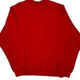 Russell Athletic Blank Sweatshirt - Medium Red Cotton Blend