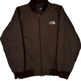 The North Face Bomber Jacket - Large Brown Polyester