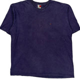 Tommy Hilfiger T-Shirt - XL Purple Cotton