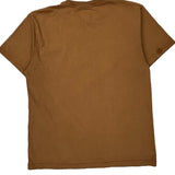 Dickies T-Shirt - Large Brown Cotton