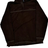 Timberland 1/4 Zip - Large Brown Cotton