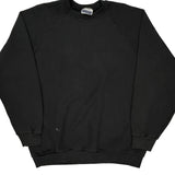 Fruit Of The Loom Blank Sweatshirt - XL Black Cotton Blend