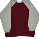 Blank Wilson Sweatshirt - Large Burgundy Cotton Blend