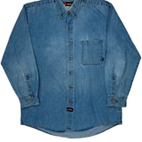 Dickies Denim Shirt - Large Blue Cotton