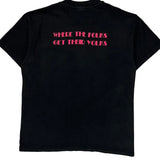 Diner Hanes Graphic T-Shirt - Large Black Cotton