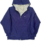 Nike Windbreaker - Large Purple Polyester