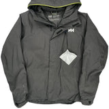 Helly Hansen Waterproof Jacket - Medium Gray Polyester