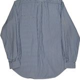 Ralph Lauren Striped Shirt - Large Blue Cotton