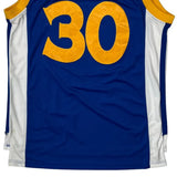 Golden State Warriors Adidas Nba Jersey - Small Blue Polyester