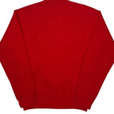 Mickey Mouse Disney Cartoon Sweatshirt - Large Red Cotton