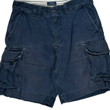 Polo By Ralph Lauren Cargo Shorts - 34W 10L Blue Cotton